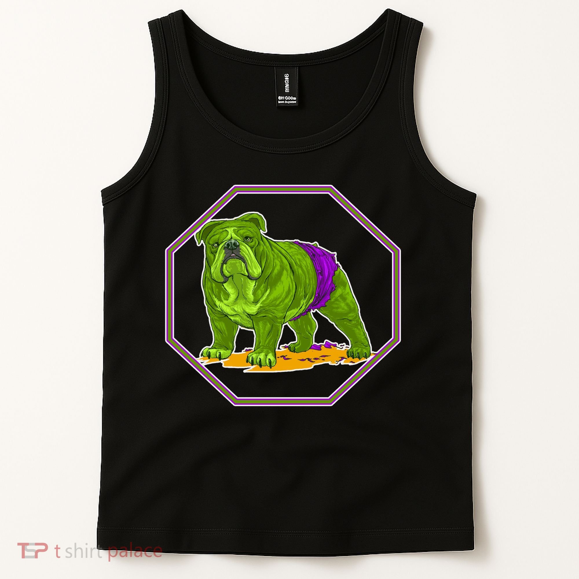Hulk Green Dog Tank Top