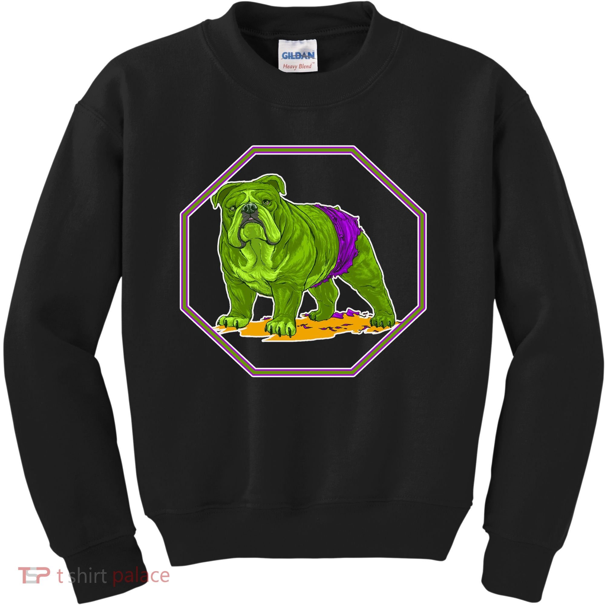 Hulk Green Dog Kids Sweatshirt