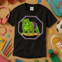Hulk Green Dog Kids T-Shirt thumb 3
