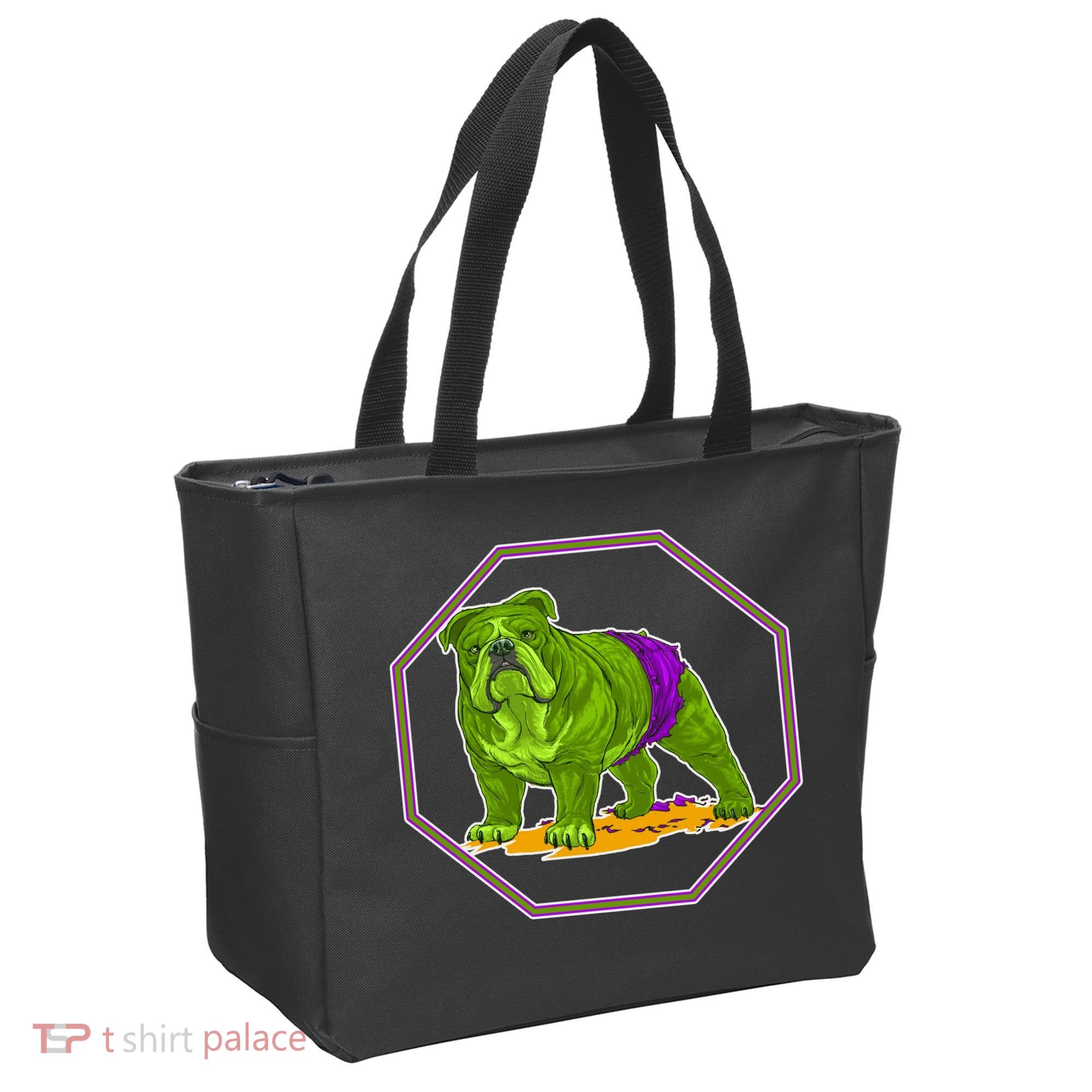 Hulk Green Dog Tote Bag