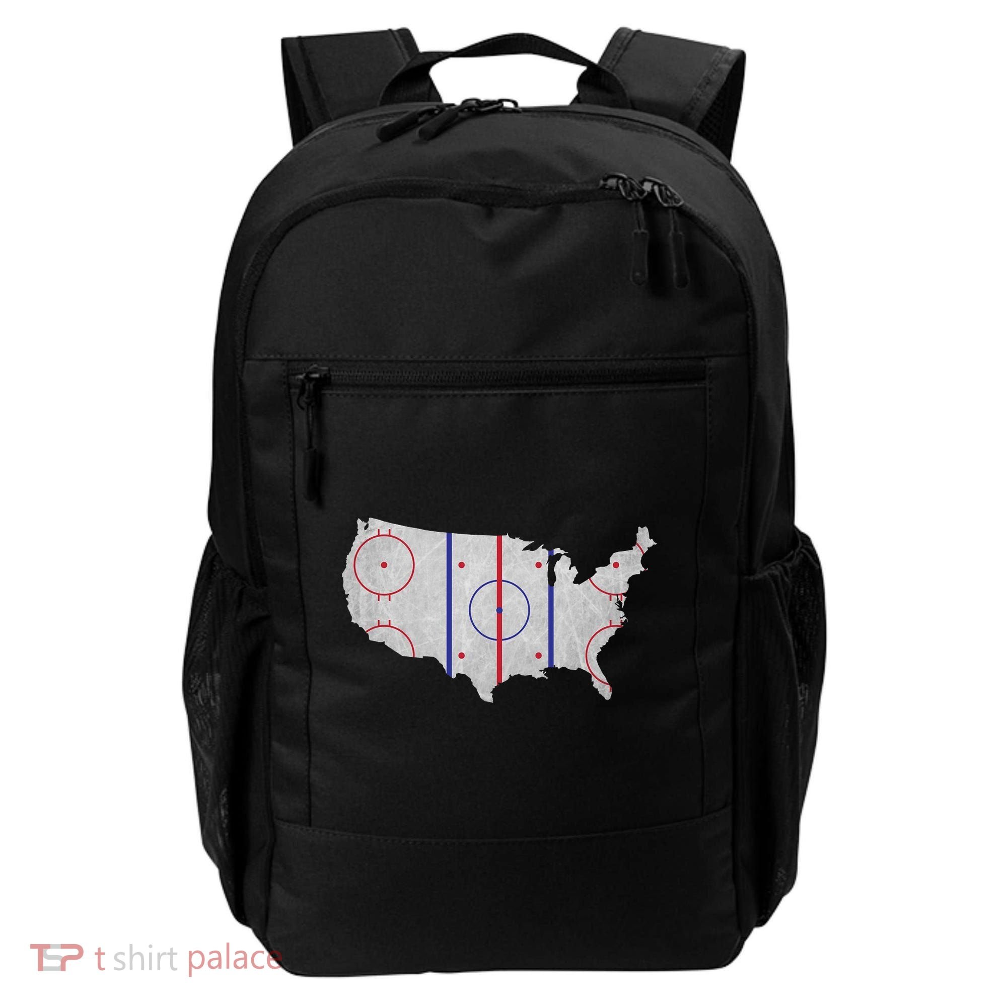 Hockey USA Map Backpack