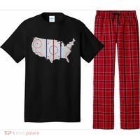 Hockey USA Map Pajama Set thumb 0