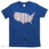 Hockey USA Map T-Shirt thumb 0