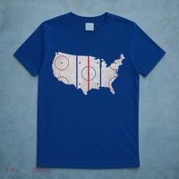 Hockey USA Map T-Shirt thumb 5