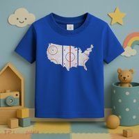 Hockey USA Map Toddler T-Shirt thumb 3