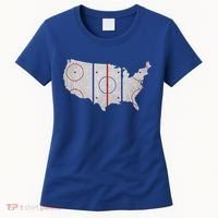 Hockey USA Map Women's T-Shirt thumb 0
