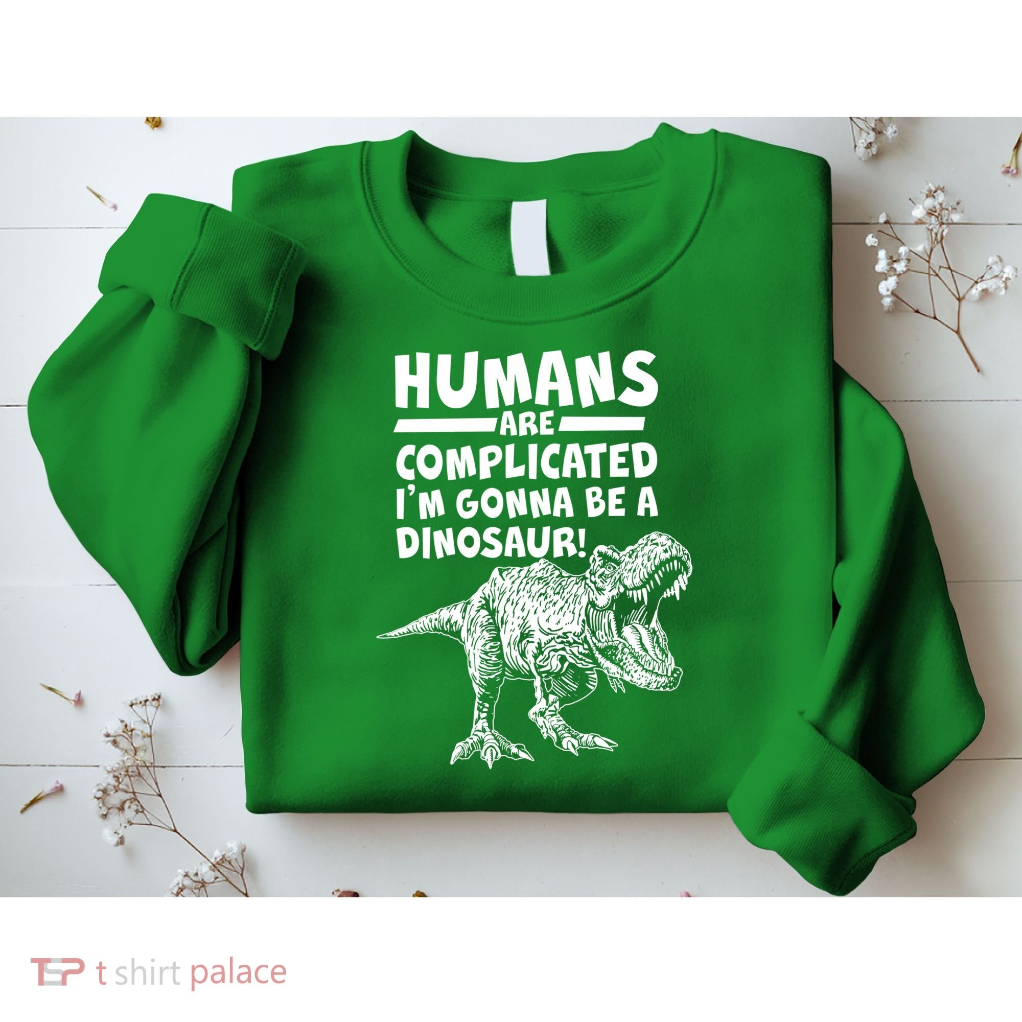 Human Are Complicated I'm Gonna Be A Dinosaur Sweatshirt
