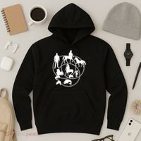 Human Horse Fish Venn Diagram Hoodie thumb 3