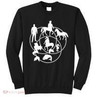 Human Horse Fish Venn Diagram Sweatshirt thumb 0