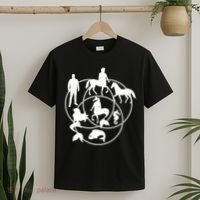 Human Horse Fish Venn Diagram T-Shirt thumb 2