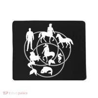 Human Horse Fish Venn Diagram Mousepad thumb 0