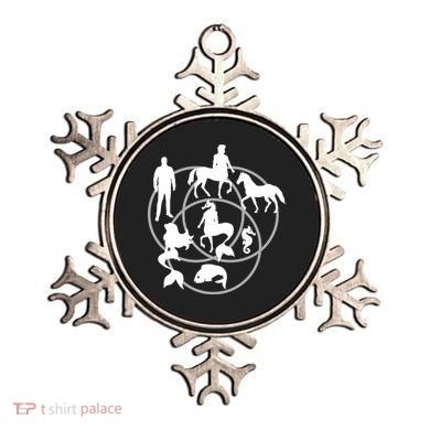 Human Horse Fish Venn Diagram Ornament
