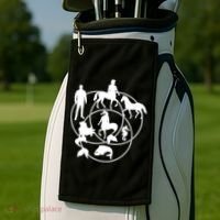 Human Horse Fish Venn Diagram Golf Towel thumb 2