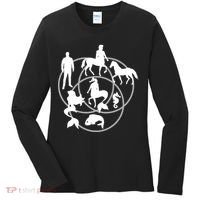 Human Horse Fish Venn Diagram Women's Long Sleeve Shirt thumb 0