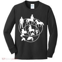 Human Horse Fish Venn Diagram Kids Long Sleeve Shirt thumb 0