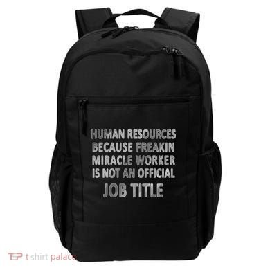 Human Resources Miracle Worker Backpack