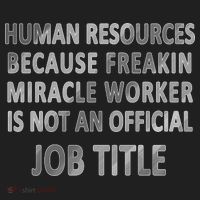 Human Resources Miracle Worker Tumbler thumb 3