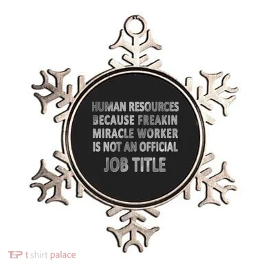 Human Resources Miracle Worker Ornament