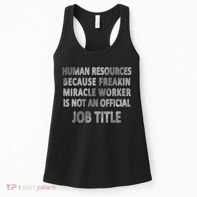 Human Resources Miracle Worker Women's Tank Top