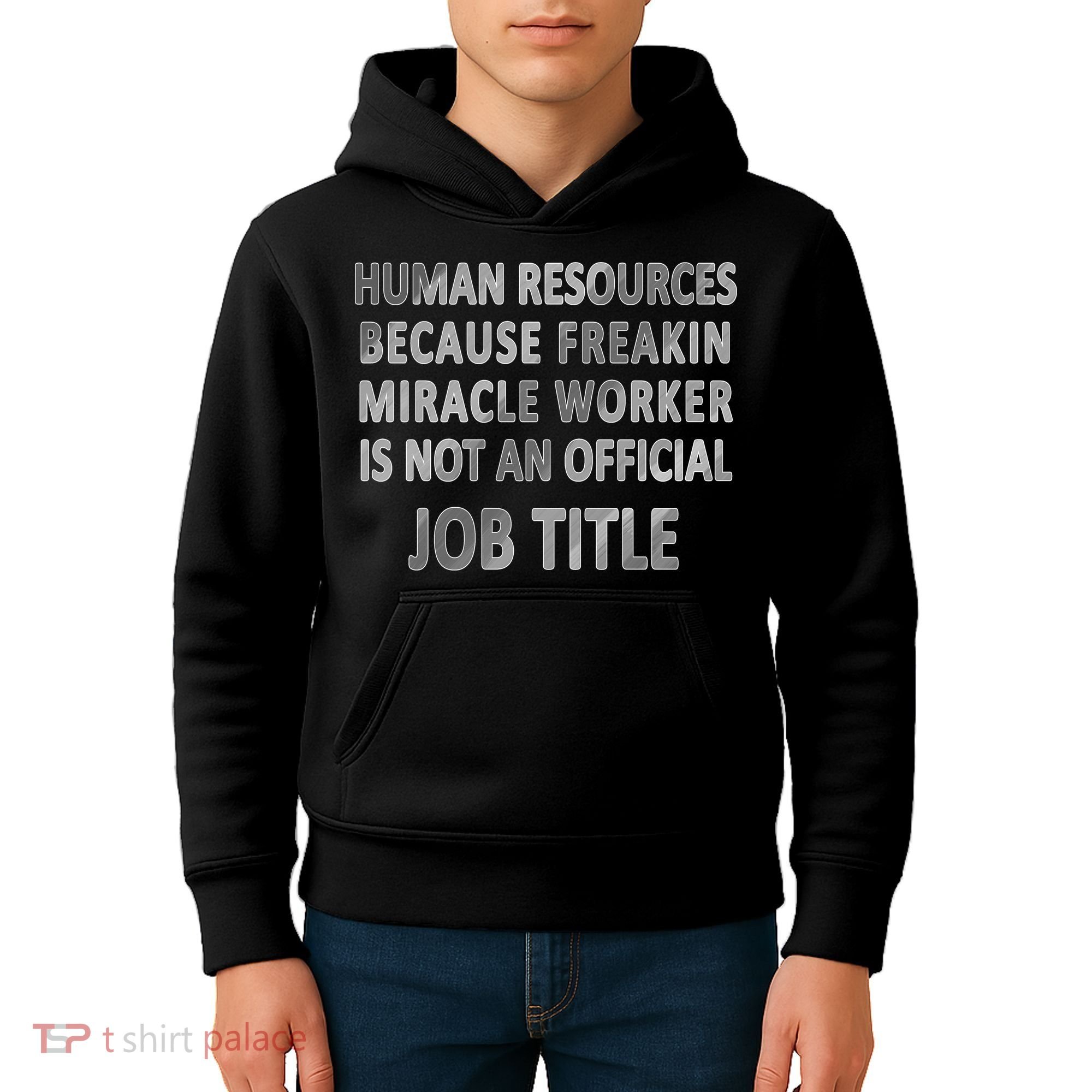 Human Resources Miracle Worker Kids Hoodie