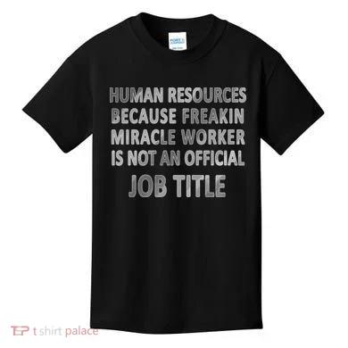 Human Resources Miracle Worker Kids T-Shirt