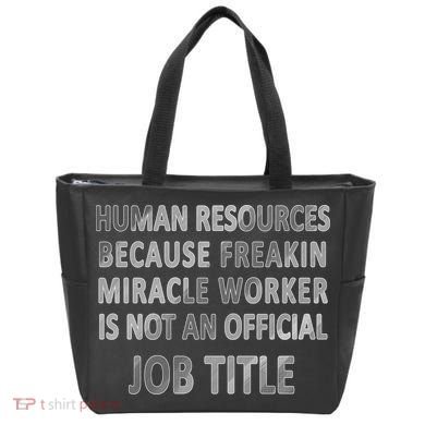 Human Resources Miracle Worker Tote Bag