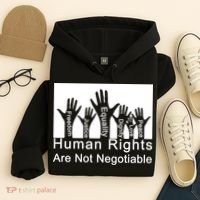 Human Rights Are Not Negotiable Hoodie thumb 4