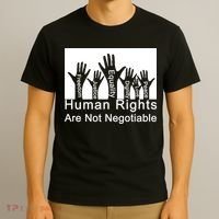 Human Rights Are Not Negotiable T-Shirt thumb 3