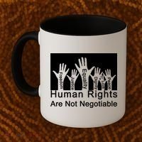 Human Rights Are Not Negotiable Coffee Mug thumb 2