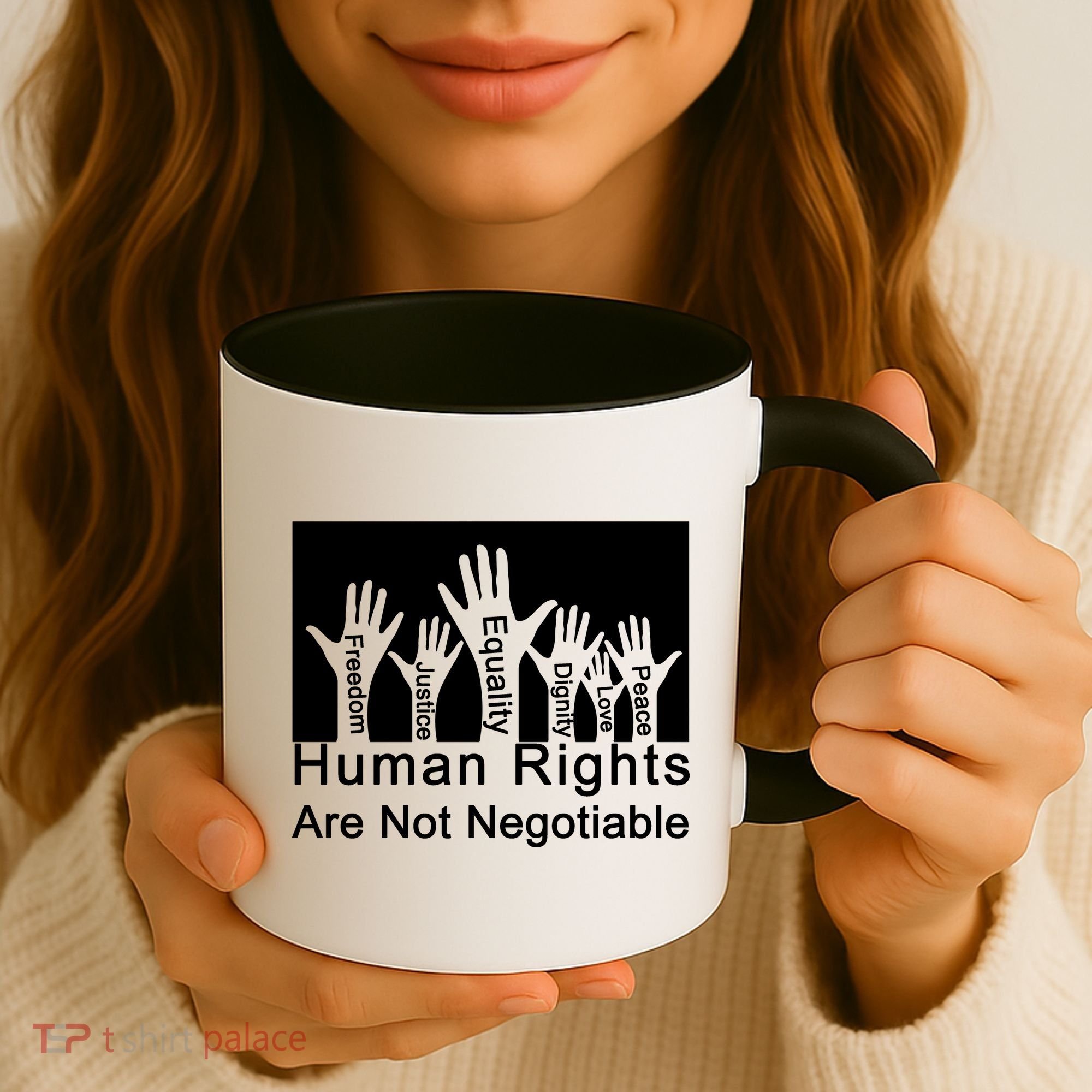 Human Rights Are Not Negotiable Coffee Mug