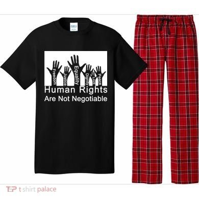 Human Rights Are Not Negotiable Pajama Set