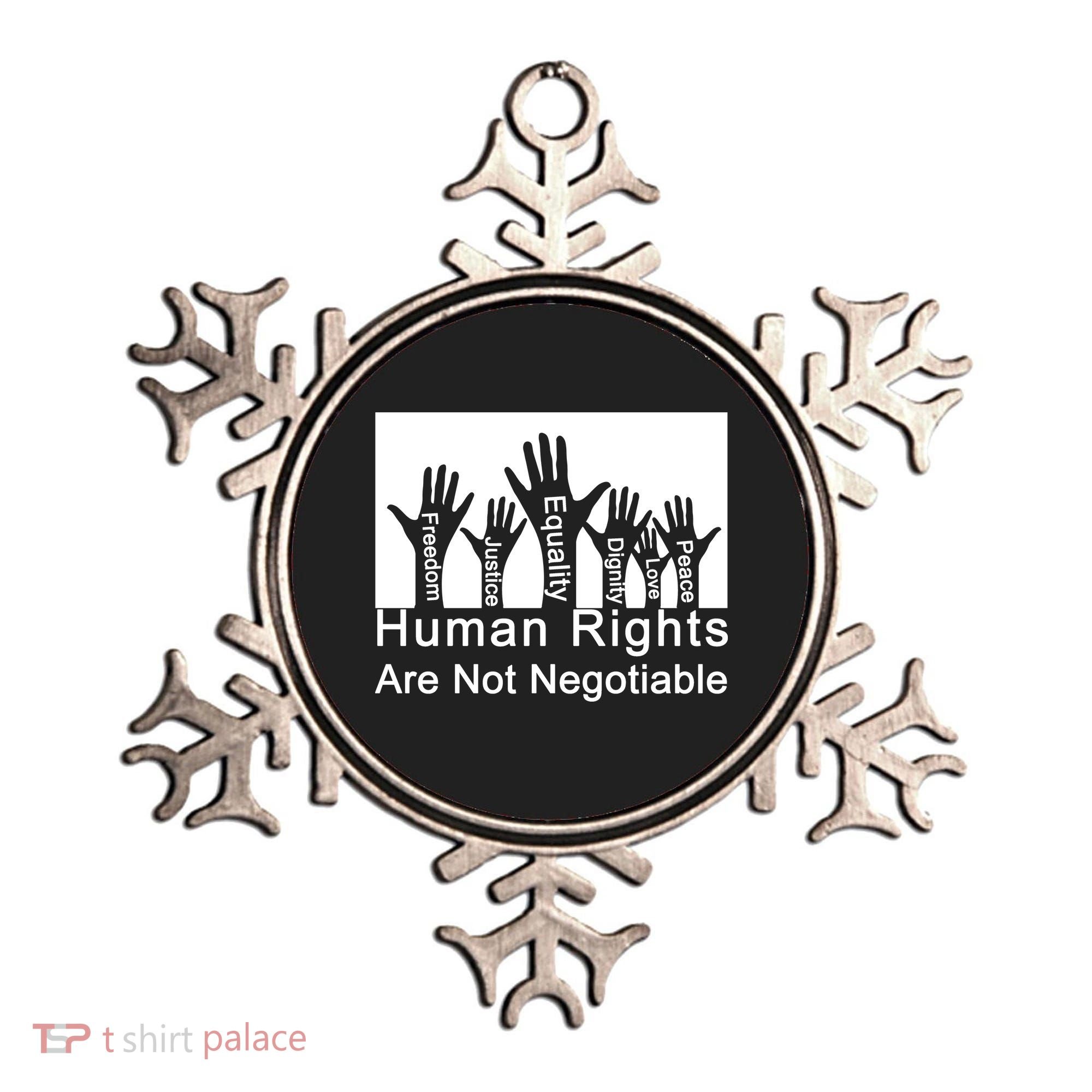 Human Rights Are Not Negotiable Ornament
