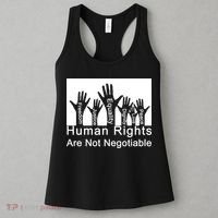 Human Rights Are Not Negotiable Women's Tank Top thumb 3