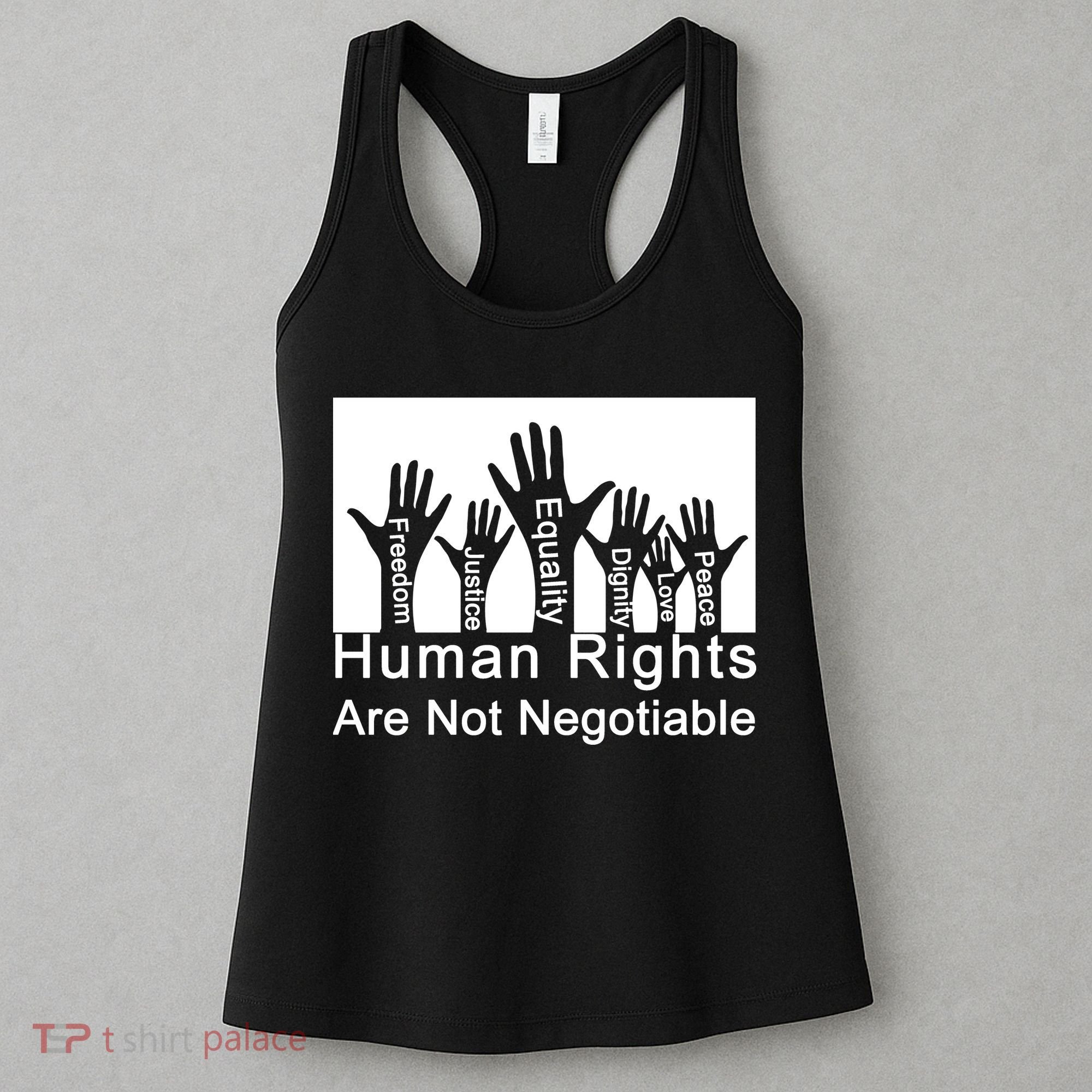 Human Rights Are Not Negotiable Women's Tank Top