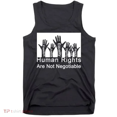 Human Rights Are Not Negotiable Tank Top