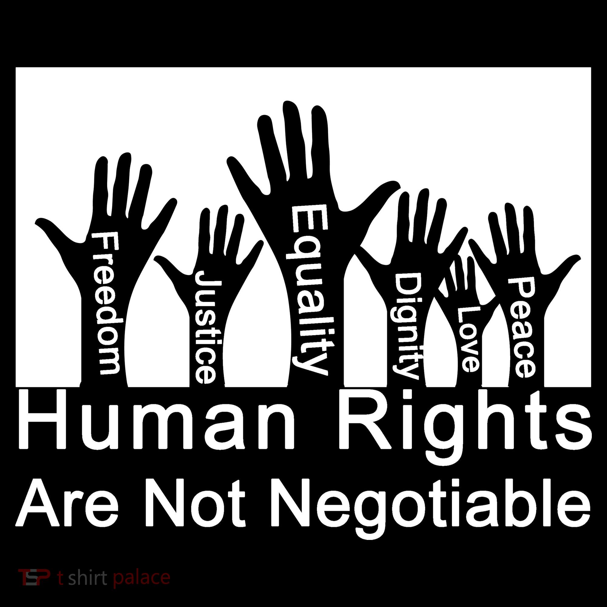 Human Rights Are Not Negotiable Tote Bag