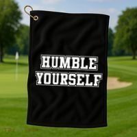 Humble Yourself Golf Towel thumb 1