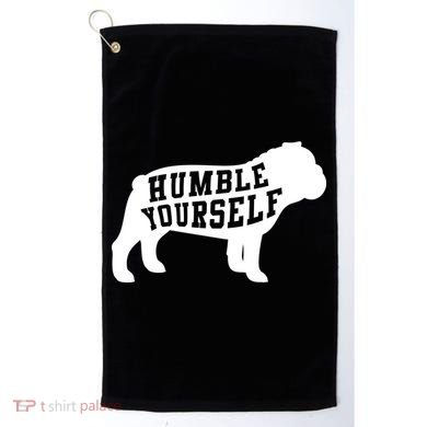 Humble Yourself Dog Golf Towel