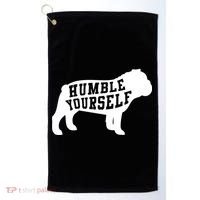 Humble Yourself Dog Golf Towel thumb 0
