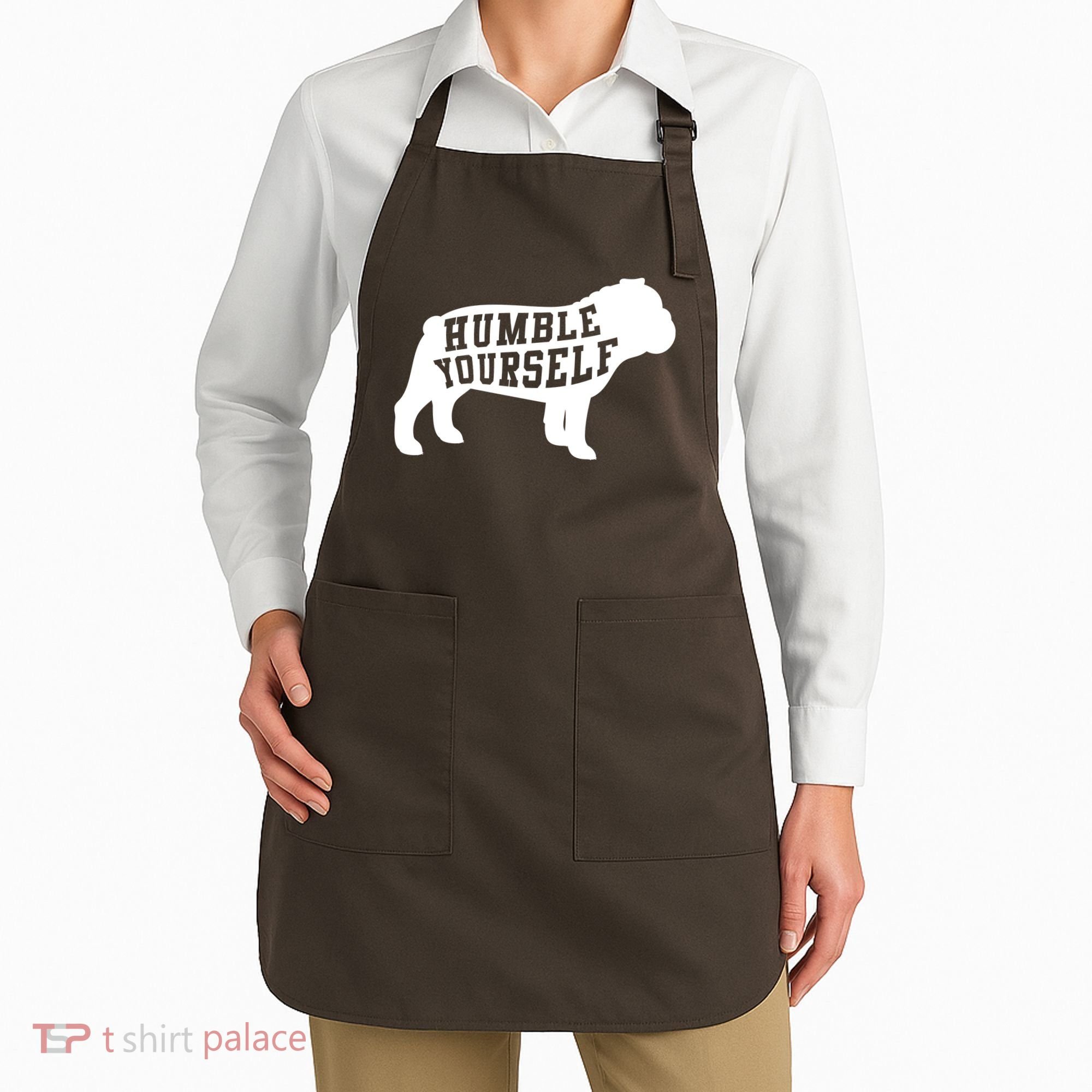 Humble Yourself Dog Apron