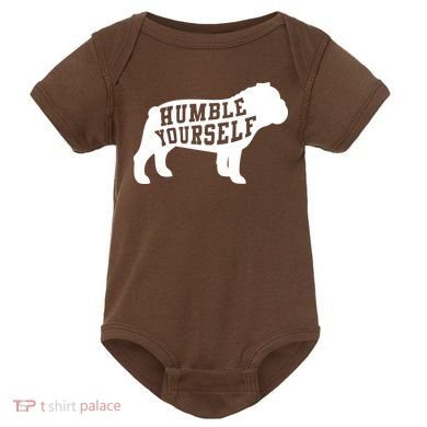 Humble Yourself Dog Baby Bodysuit