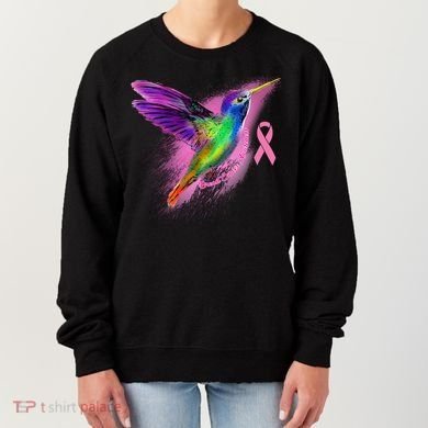Humming Bird Breast Cancer Awareness Women's Sweatshirt