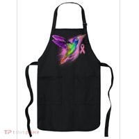 Humming Bird Breast Cancer Awareness Apron thumb 0