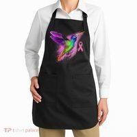 Humming Bird Breast Cancer Awareness Apron thumb 2