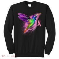 Humming Bird Breast Cancer Awareness Sweatshirt thumb 0