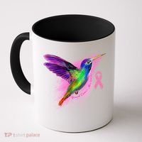 Humming Bird Breast Cancer Awareness Coffee Mug thumb 0