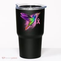 Humming Bird Breast Cancer Awareness Tumbler thumb 0