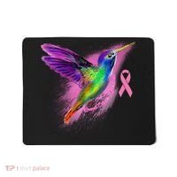 Humming Bird Breast Cancer Awareness Mousepad thumb 0