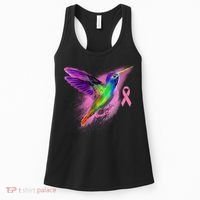 Humming Bird Breast Cancer Awareness Women's Tank Top thumb 0