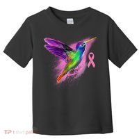 Humming Bird Breast Cancer Awareness Toddler T-Shirt thumb 0